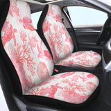 Red Coral Wonders Car Seat Cover