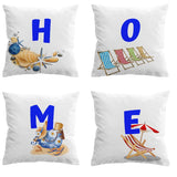 HOME is Where the Beach is Outdoor Cushion Covers