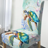 Dreamy Sea Turtle Chair Cover