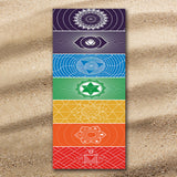 Chakra Yoga Jumbo Towel