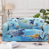 Golden Sea Turtle Bay Couch Cover