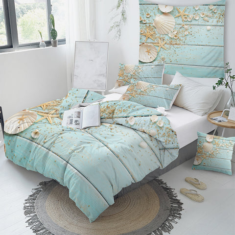 Coastal Quilt Cover Set