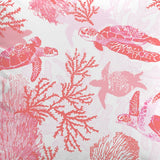 Red Coral Wonders Cushion Cover