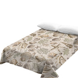 Brown Seashells Sheet Set