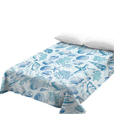 Blue Seashells Sheet Set