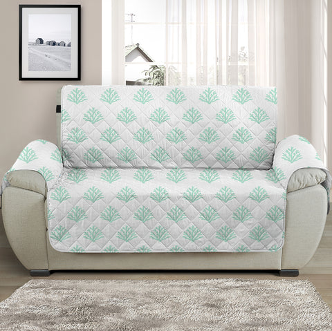 Coral Mint Sofa Cover