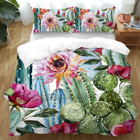 Colourful Cacti Doona Cover Set