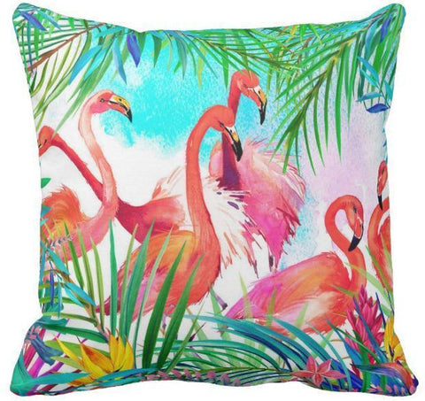 Flamingo Passion Outdoor Cushion Cover