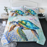 Dreamy Sea Turtle New Quilt Set