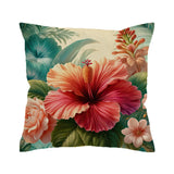 Hibiscus Flower Couch Cover