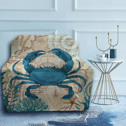 Crab Love Armchair Cover