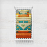 Vee Dub Sunset Cot Bedding