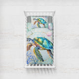 Dreamy Sea Turtle Cot Bedding