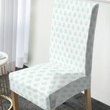 Coral Mint Chair Cover