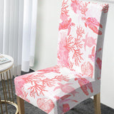 Red Coral Wonders Chair Cover