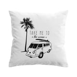 Drive Me to the Beach Outdoor Cushion Cover