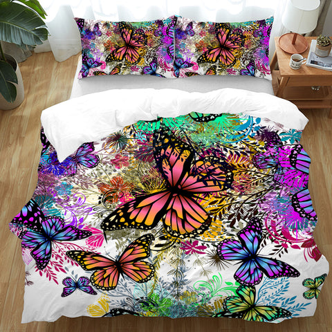 Tropical Butterflies Doona Cover Set