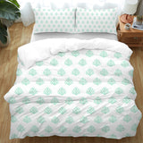 Coral Mint Doona Cover Set