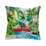 Flamingo Paradise Outdoor Cushion Cover