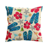 Flip Flops Happy Hour Outdoor Cushion Cover