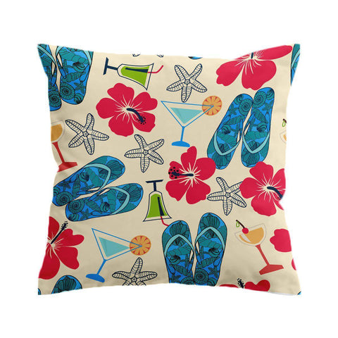 Flip Flops Happy Hour Outdoor Cushion Cover