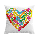 Flip Flops in My Heart Outdoor Cushion Cover