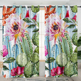 Colourful Cactus Curtains