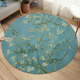 Van Gogh Almond Blossoms Round Floor Mat