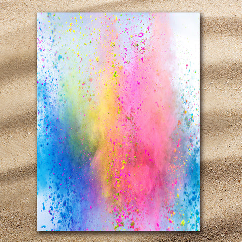 Over the Rainbow Jumbo Beach Towel