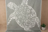 The Original Green Turkish Turtle Beach Towel