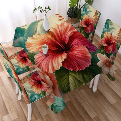 Hibiscus Flower Tablecloth