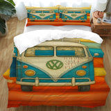Vee Dub Sunset Quilt Cover Set
