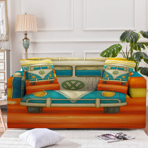 Vee Dub Sunset Couch Cover