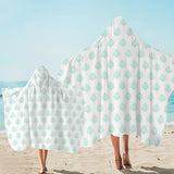 Coral Mint Hooded Towel