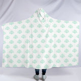 Coral Mint Hooded Blanket