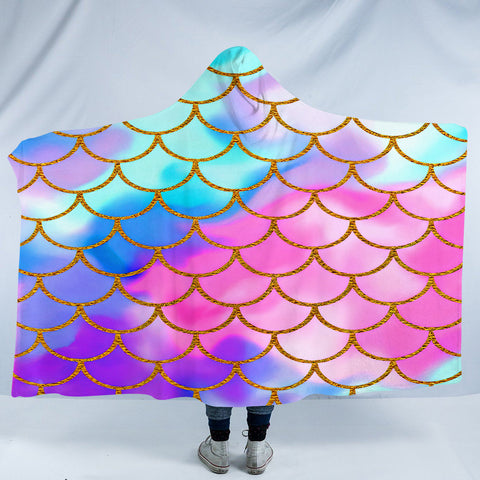 Mermaid Passion Cosy Hooded Blanket