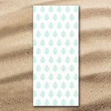 Coral Mint Jumbo Beach Towel