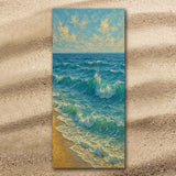Ocean Painting Jumbo Towel