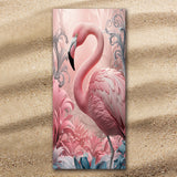 Flamingo Pink Jumbo Towel