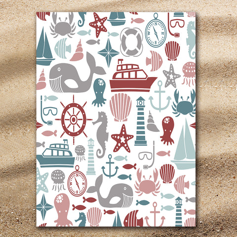 Nautilus Jumbo Beach Towel