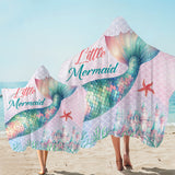Little Mermaid Tale Hooded Towel