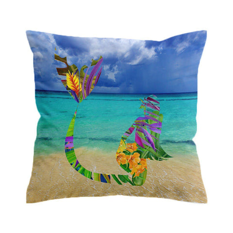 Mermaid Bay Outdoor Cushion Cover