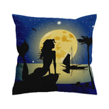 Moonlight Mermaid Outdoor Cushion Cover