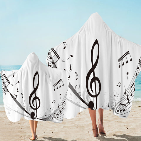 Music Lover Hooded Towel