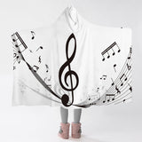 Music Lover Cosy Hooded Blanket