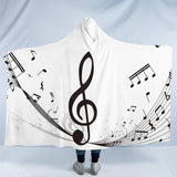 Music Lover Cosy Hooded Blanket