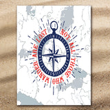 The Seafarer Jumbo Beach Towel