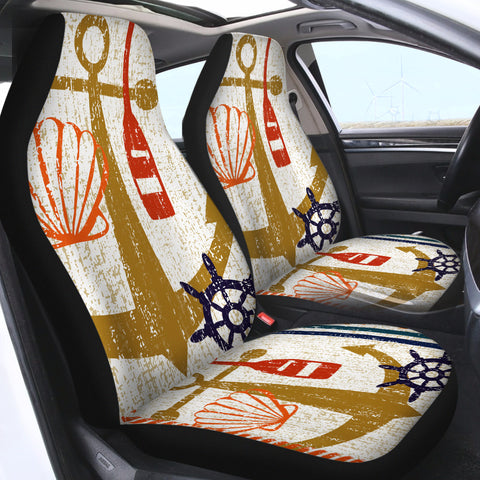 Beachy Anchor Car Seat Cover