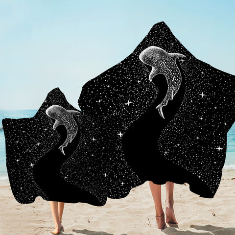 Ocean of Stars Hooded Towel