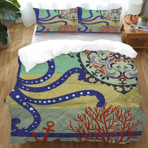 Octopus Passion Doona Cover Set